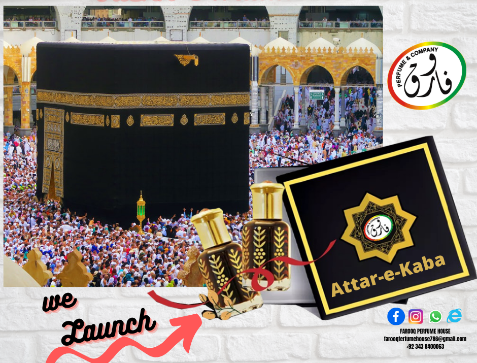 Attar e Kaaba – Premium Islamic Perfume Oil | Long Lasting Non-Alcoholic Attar for Men & Women